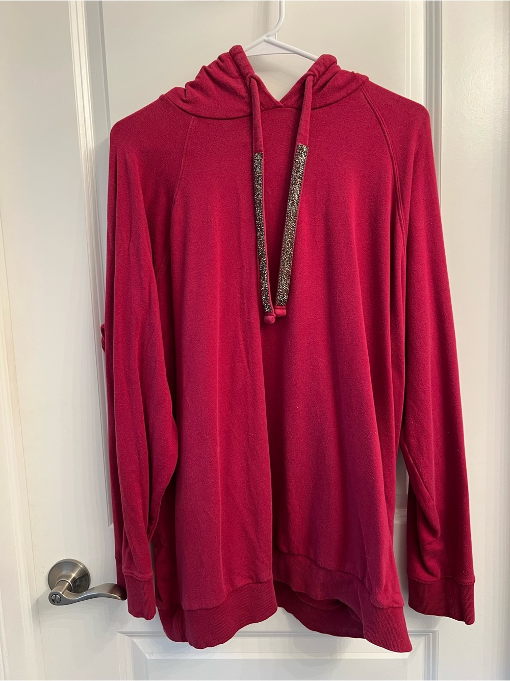 Torrid women’s Hooded Pullover Sweater with sparkly pulls